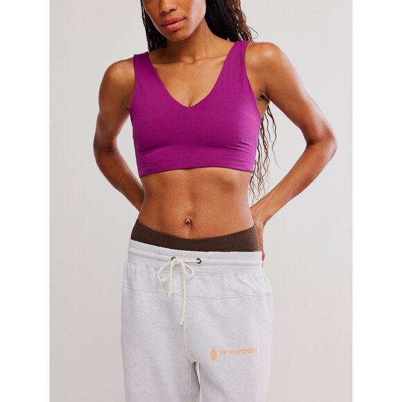 FP Movement by Free People Tops - FP MOVEMENT Never Better Crop Cami / Deep Mulberry